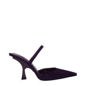 The Attico Purple Leather Stiletto Heel Sandals Sandals Resorts Hawaii