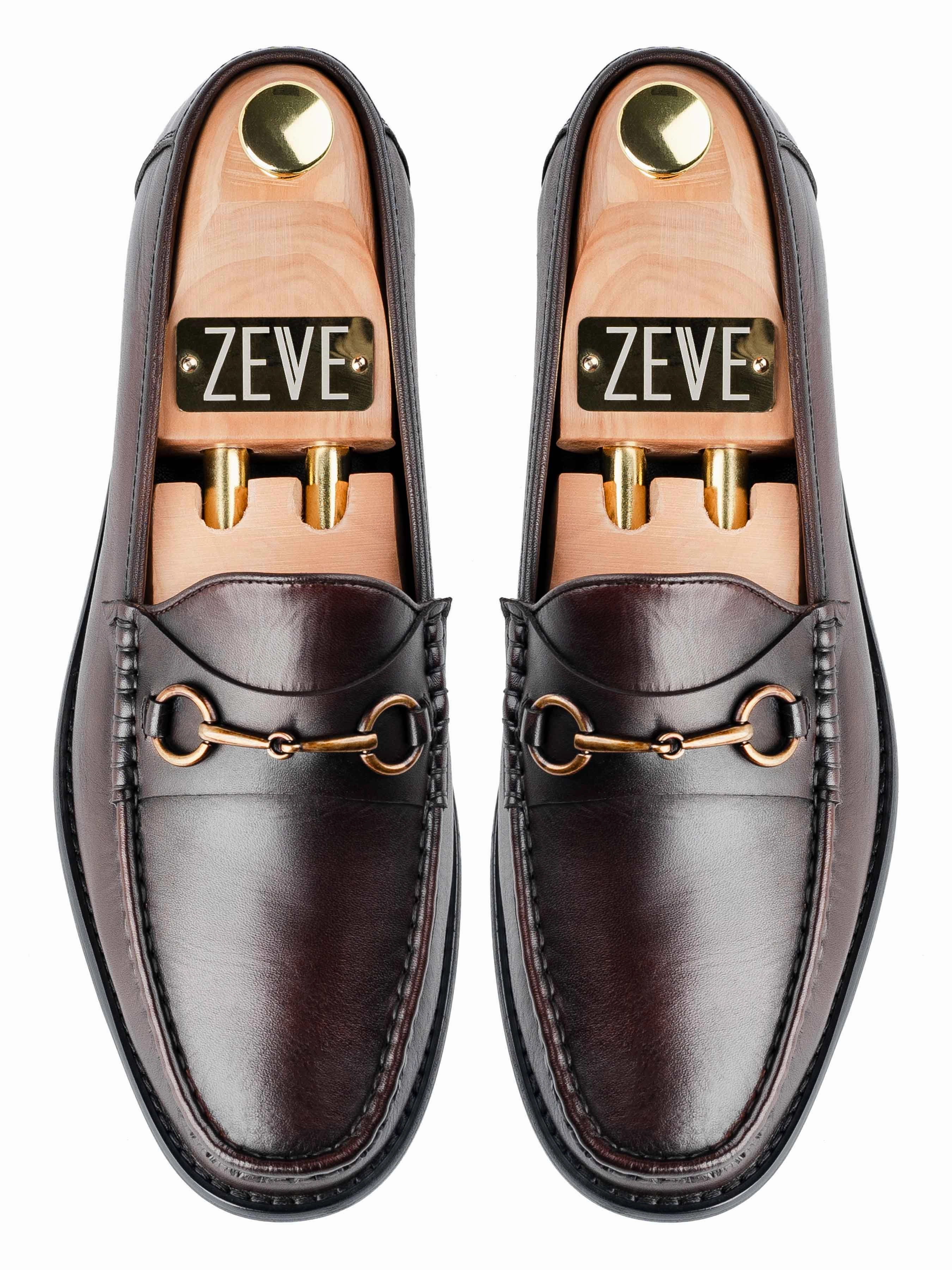 Mario HorsebitMoccasinLoafer - Dark Brown (Hand Painted Patina) Salvator Ferragamo Loafers