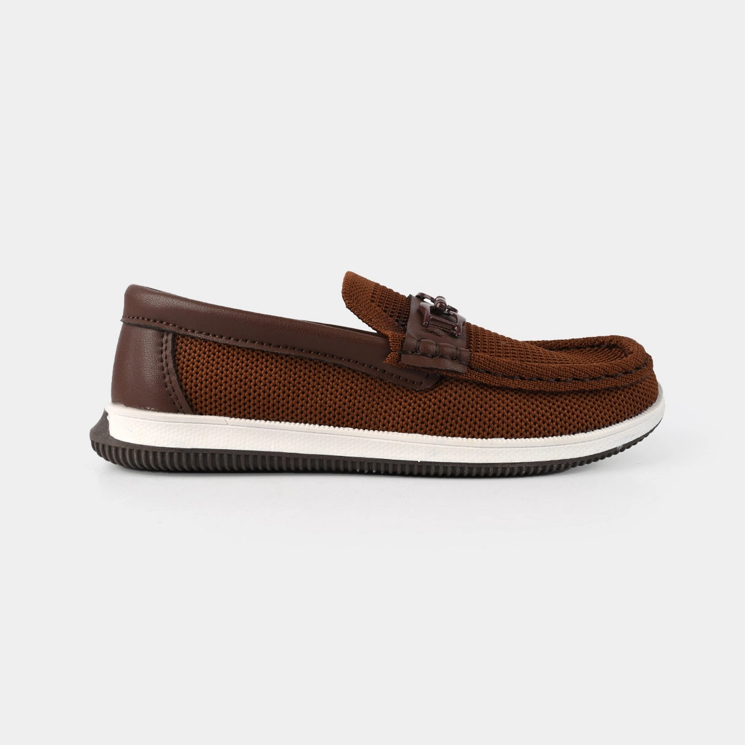 Boys Loafer BL5118-13-COFFEE Platform Loafers With Tassels