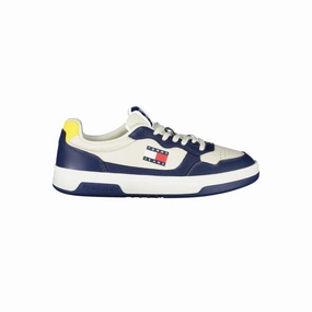 Shoes Vs Sneakers Tommy Hilfiger Blue Polyethylene Men Sneaker