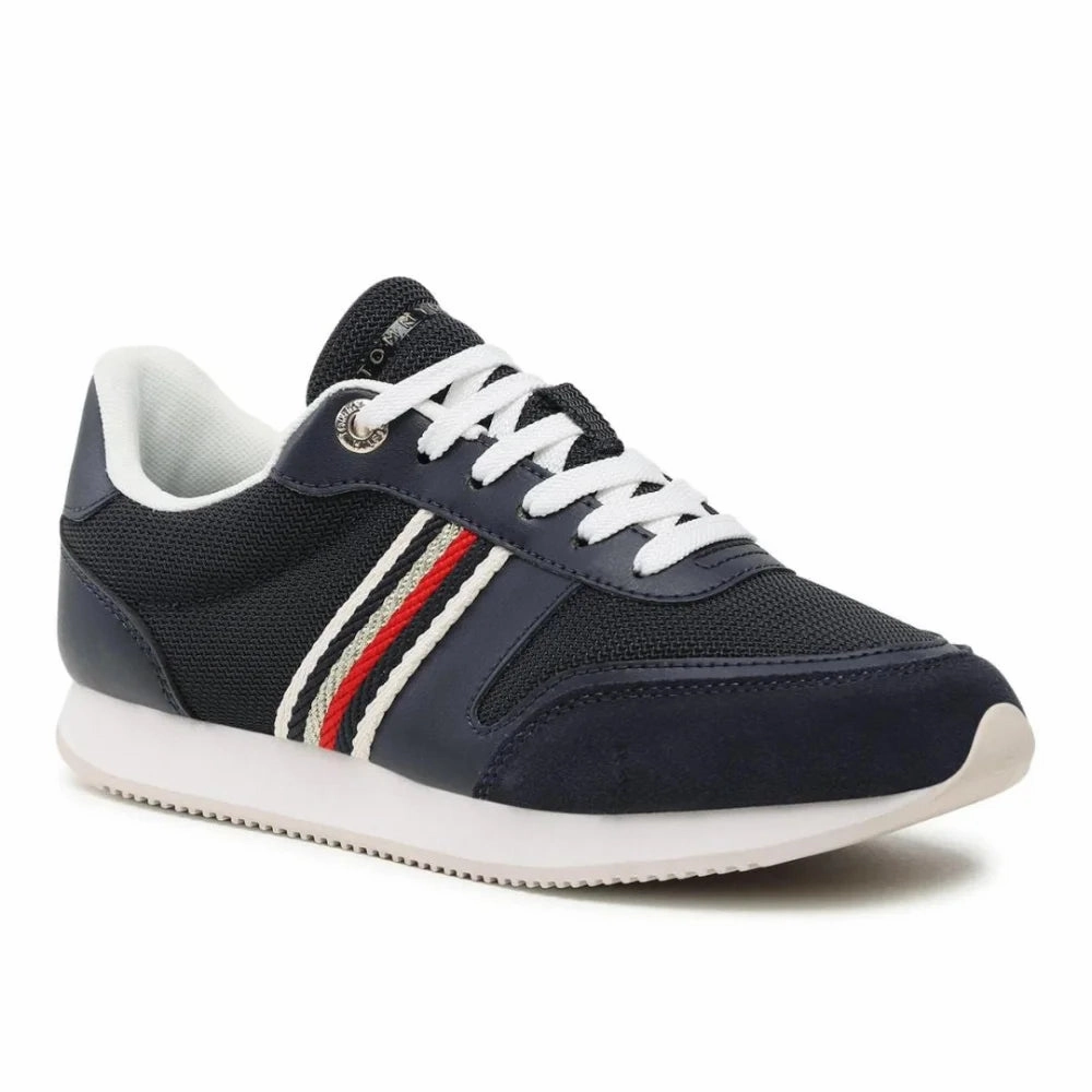 Tommy Hilfiger Essential Runner Sneakers Women FW0FW07163-NVY X Miu Miu 530 Sl Suede Sneakers