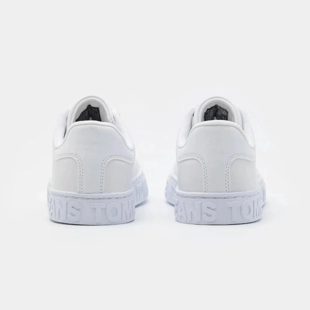 Tommy Hilfiger Jeans Cool ESS Leather Sneaker Women - WHT Ace Sneakers