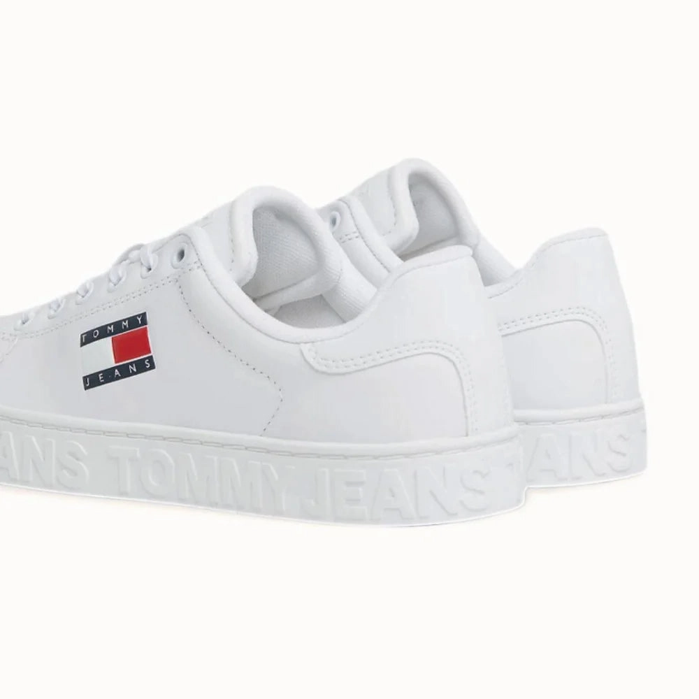 Tommy Hilfiger Jeans TJW Cool  Leather Sneaker Women EN0EN02531-WHT Sneakers With Separate Toes