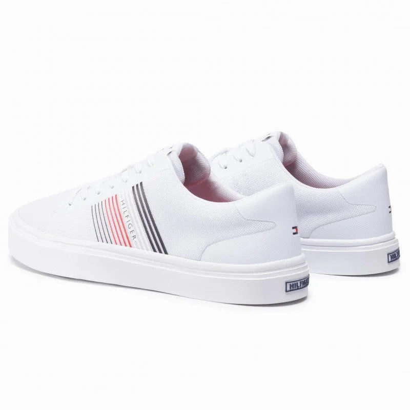 Tommy Hilfiger Lightweight Stripes Knit Sneaker - WHT Gel Gt-2160 Casual Shoes