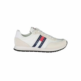Tommy Hilfiger Sleek White Sneakers with Contrasting Details Stuart Weitzman Sneakers