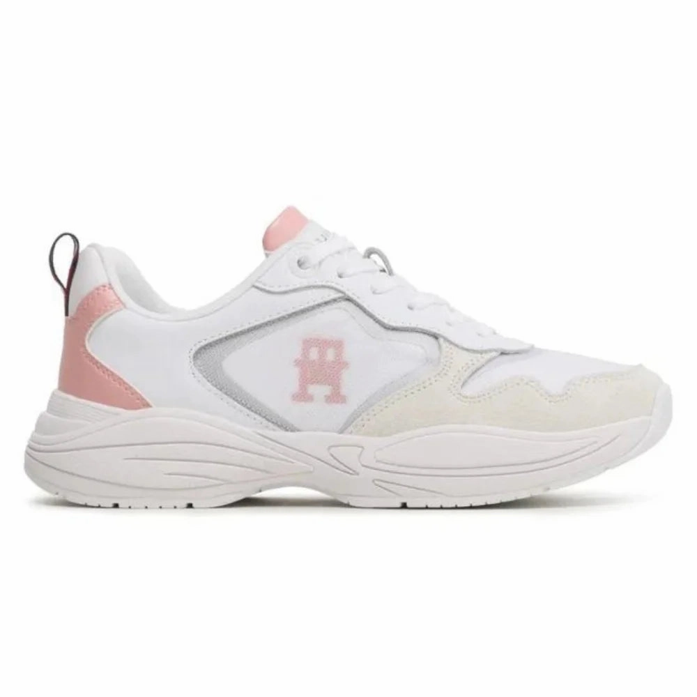Jelly Sneakers Tommy Hilfiger Sporty Th Runner Sneakers Women FW0FW06952-WHT