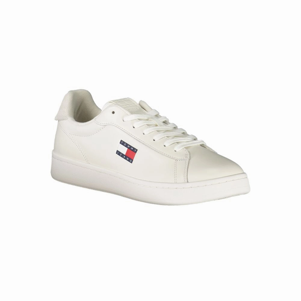 Designer Sneakers Under $300 Tommy Hilfiger White Leather Men Sneaker
