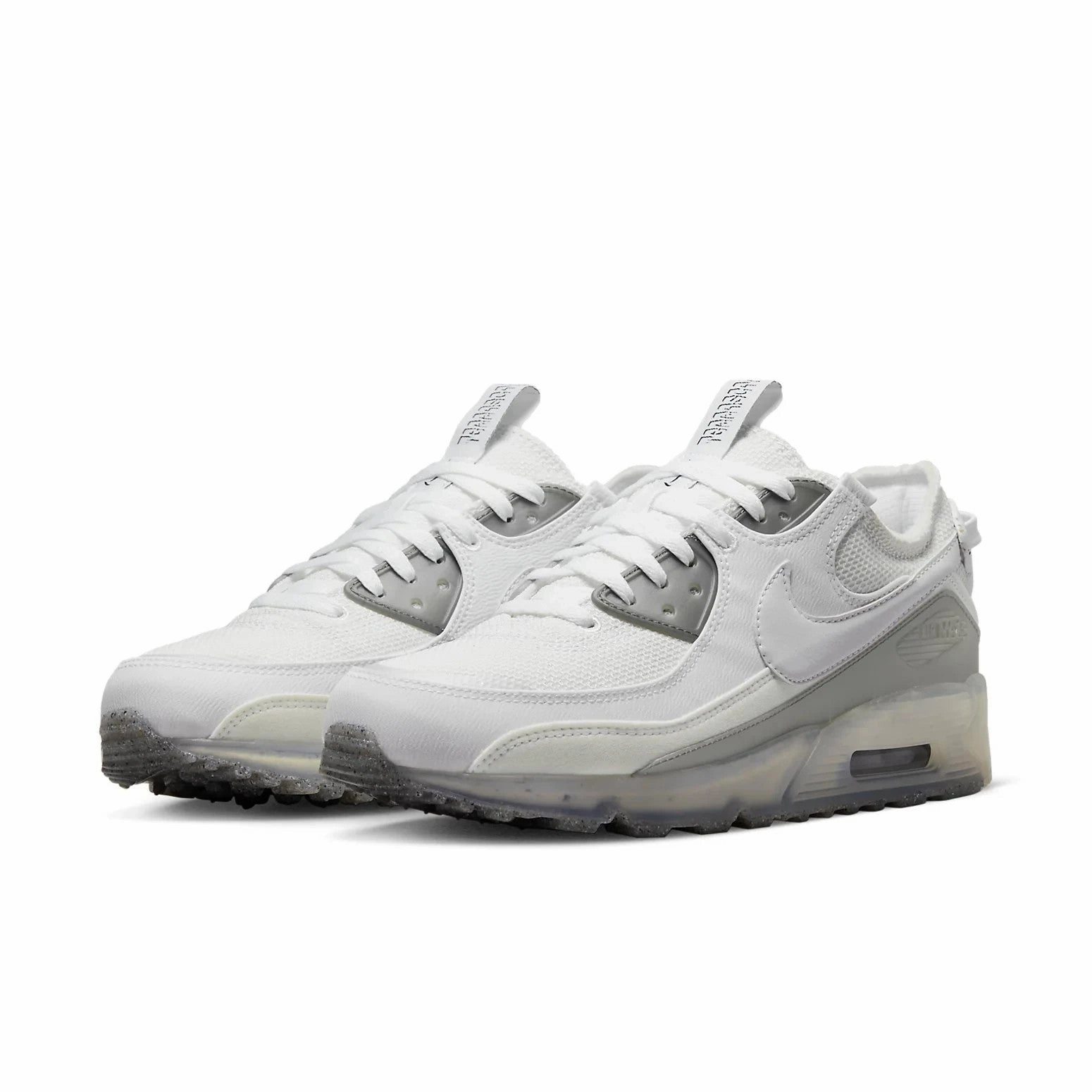 Nike Air Max Terrascape 90 DQ3987-101 Sneakers Men's Triple White Casual Shoes Asics Lightweight Walking Shoes