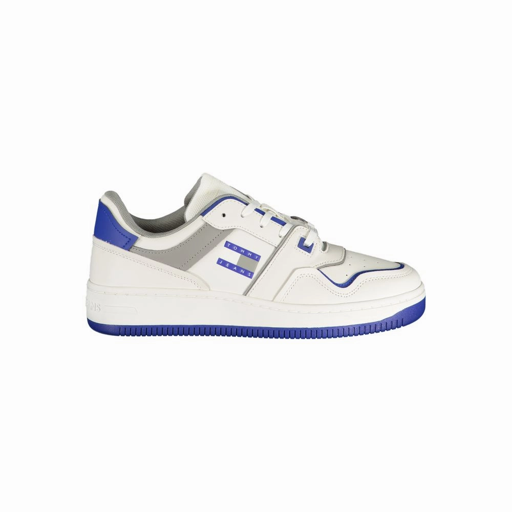 Diabetic Walking Sneakers Tommy Hilfiger White Polyethylene Men Sneaker