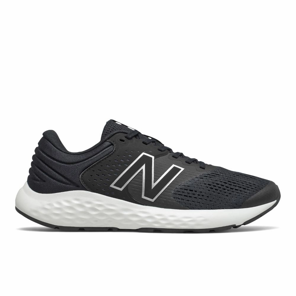 'New Balance' Men's Mesh Upper Running Shoe - Black / White Trail Running Shoes With Wide Toe Box