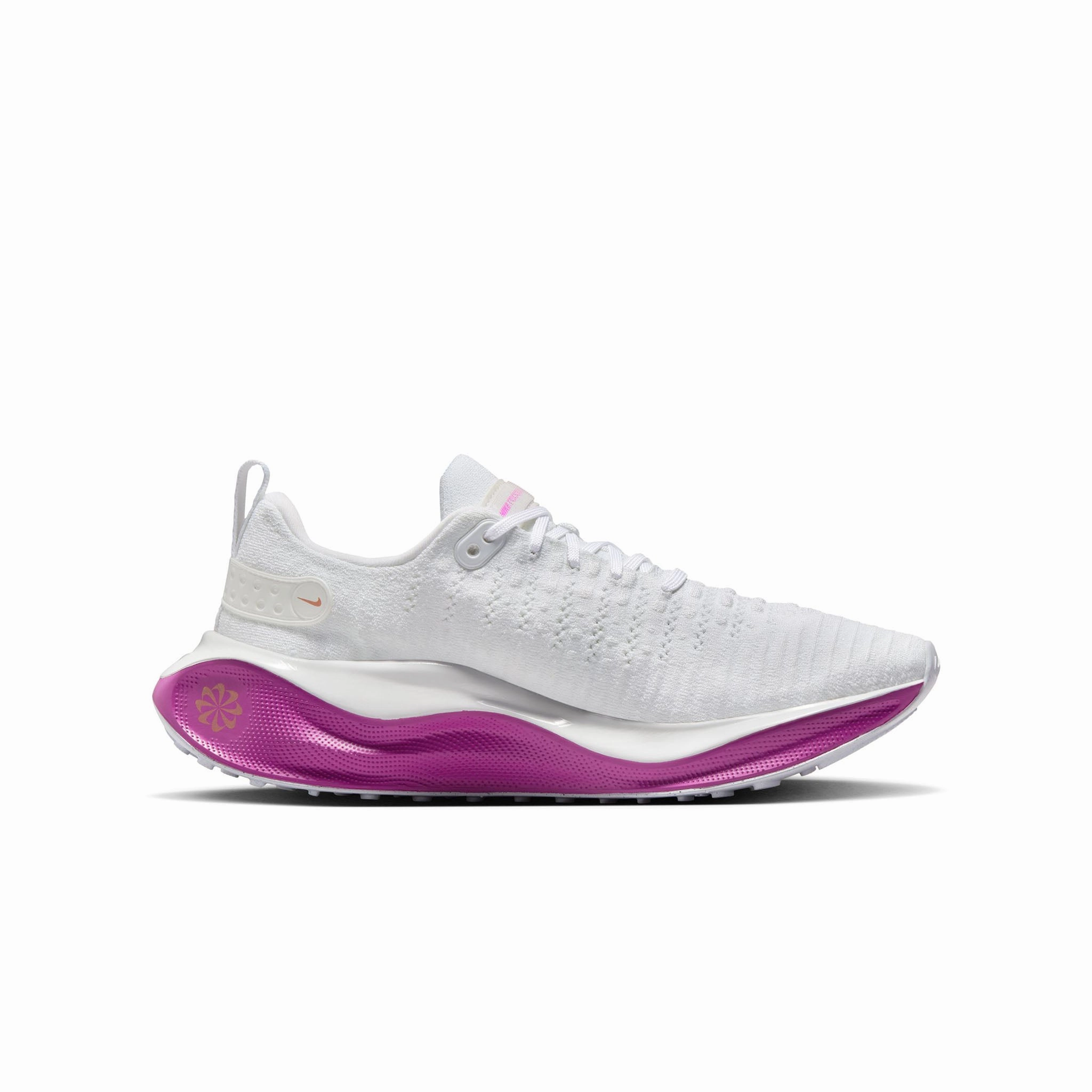 Nike | Women's InfinityRN 4 Road Running Shoes - White/Mtlc Red Bronze-Hot Fuchsia Asics Extra Wide Running Shoes