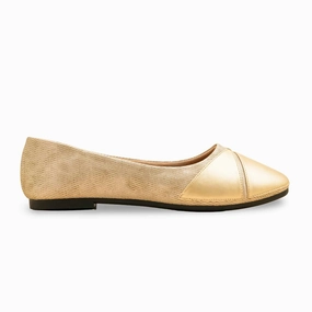Rack Room Shoes Flats Golden Pumps For Ladies WN1363