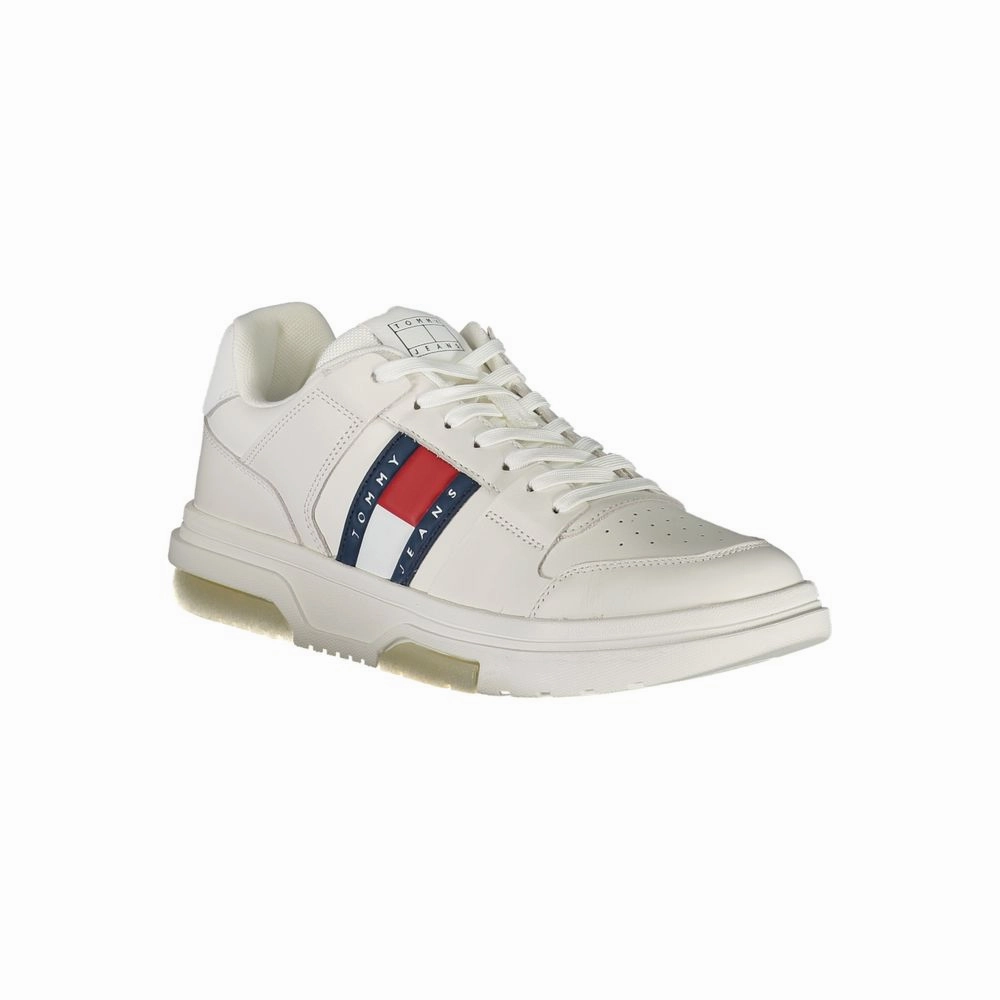 Sneakers Cartoon Tommy Hilfiger White Polyethylene Men Sneaker
