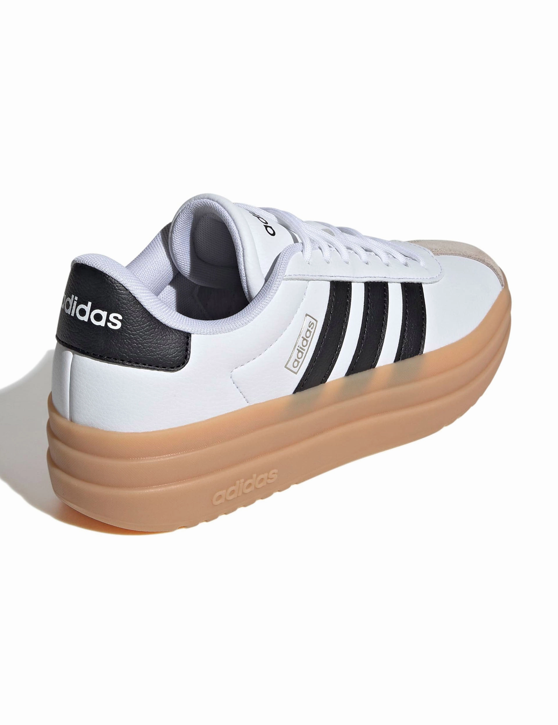Adidas Spiked Golf Shoes VL Court Bold Shoes - Cloud White/Core Black/Wonder Beige