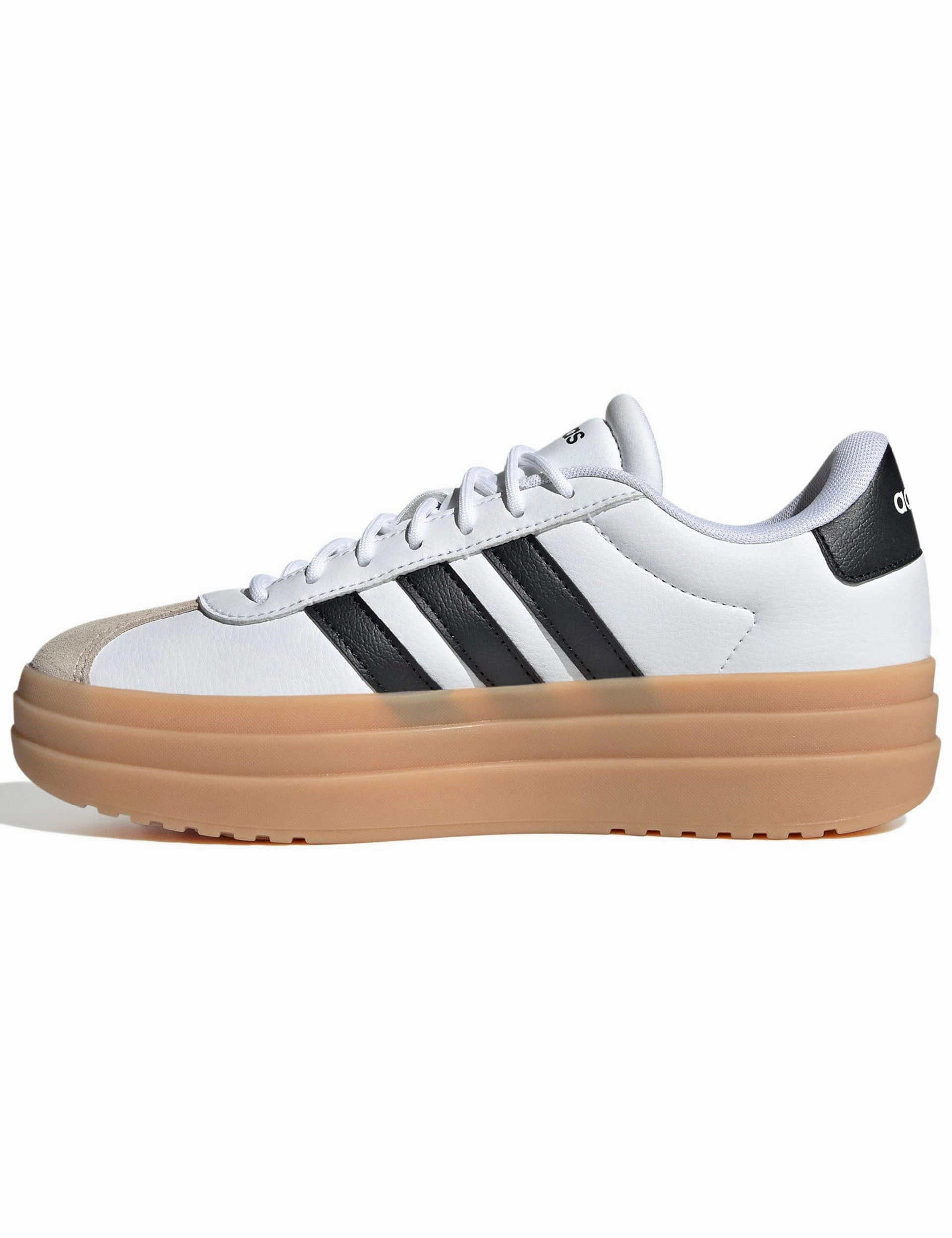 VL Court Bold Shoes - Cloud White/Core Black/Wonder Beige Big Shoes Adidas