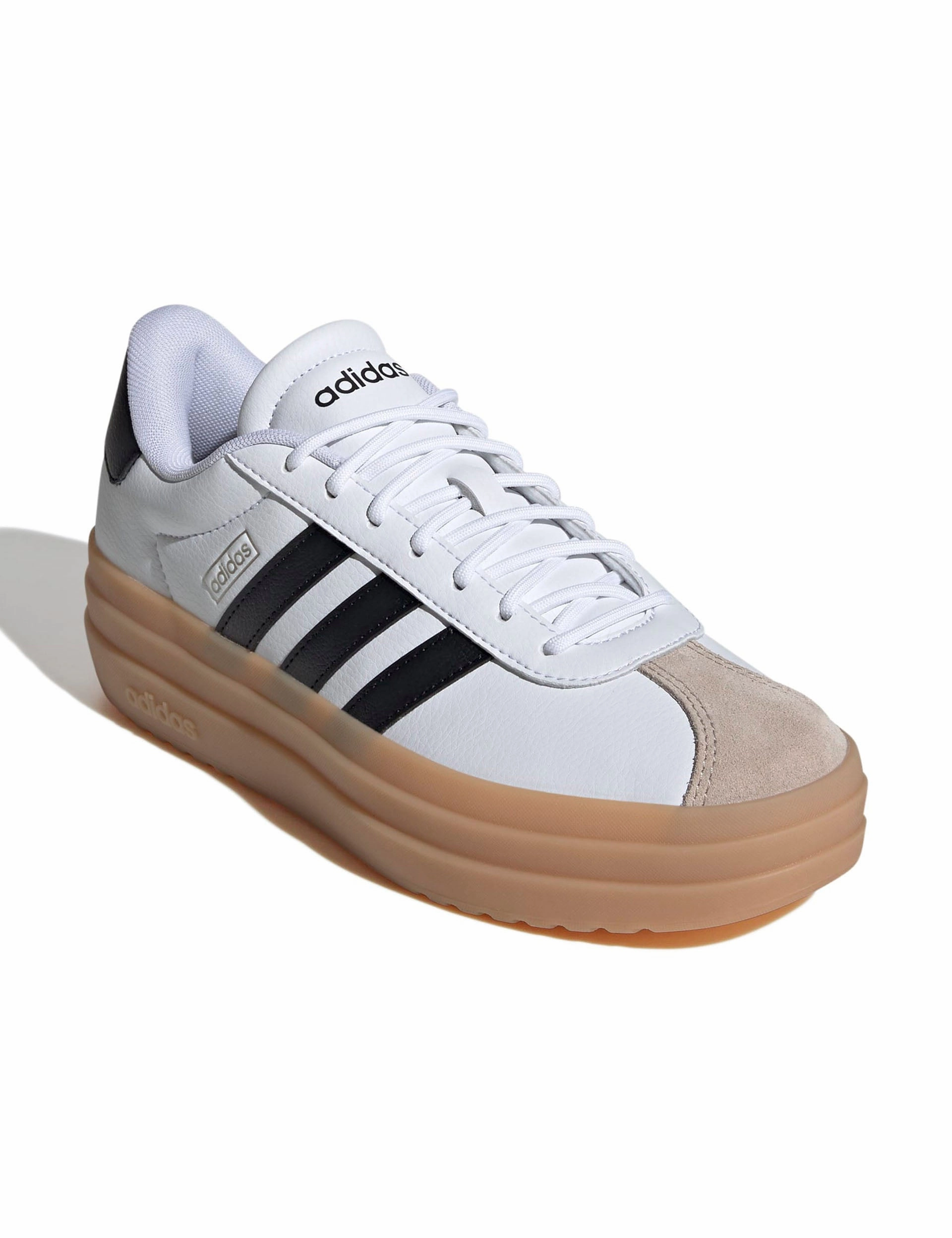 VL Court Bold Shoes - Cloud White/Core Black/Wonder Beige Adidas Continental Shoes