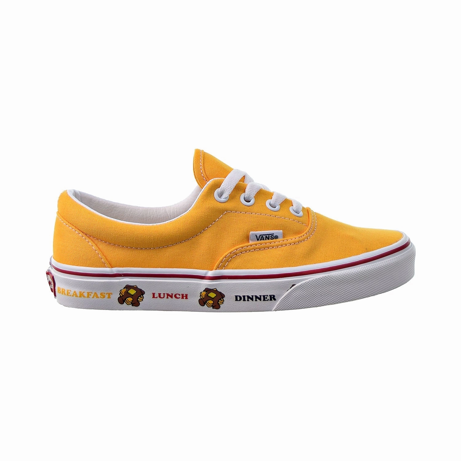 Casual Trendy Shoes Vans Era Sidewall Print Men's Shoes Saffron-Meals