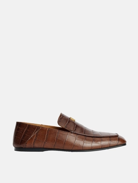 Natural Soul Loafers Tresina Leather Loafers in Bison