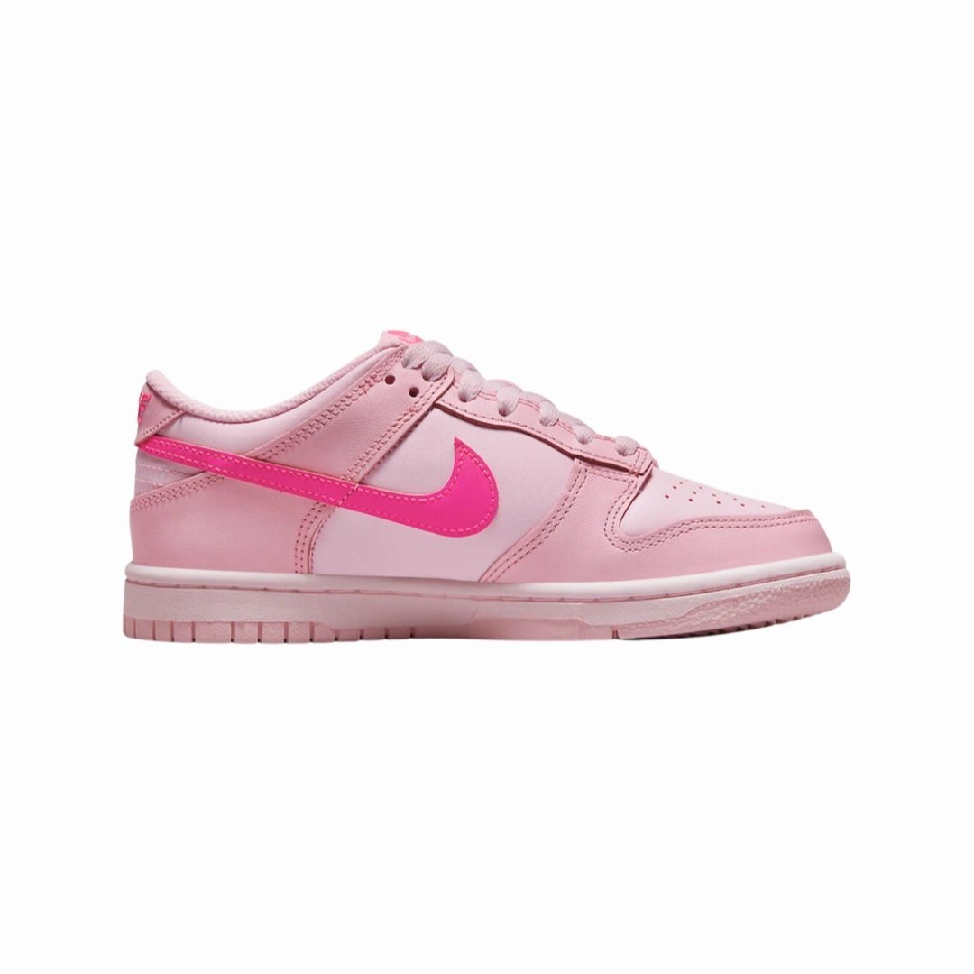 Bargain Asics Running Shoes Nike Dunk Low GS Triple Pink Medium Soft Pink Foam