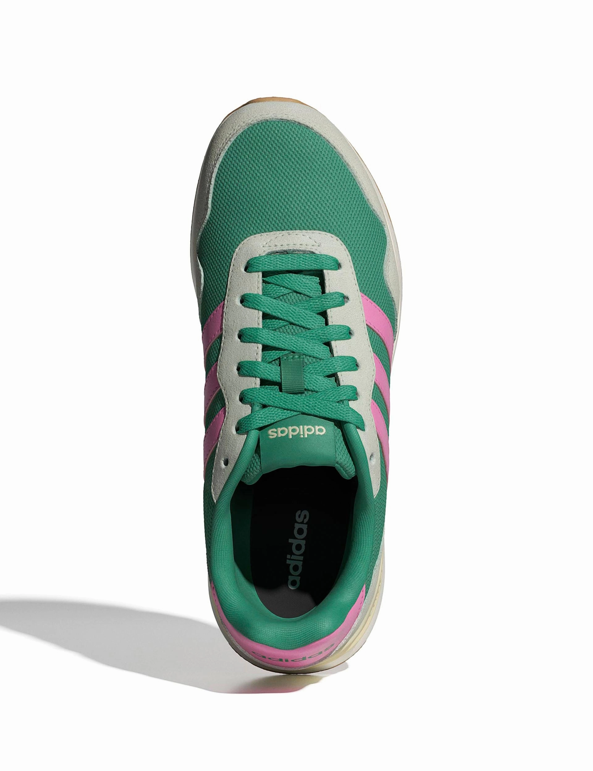 Adidas Mls Shoes Run 60S 4.0 Shoes - Semi Court Green/Bliss Pink/Warm Vanilla