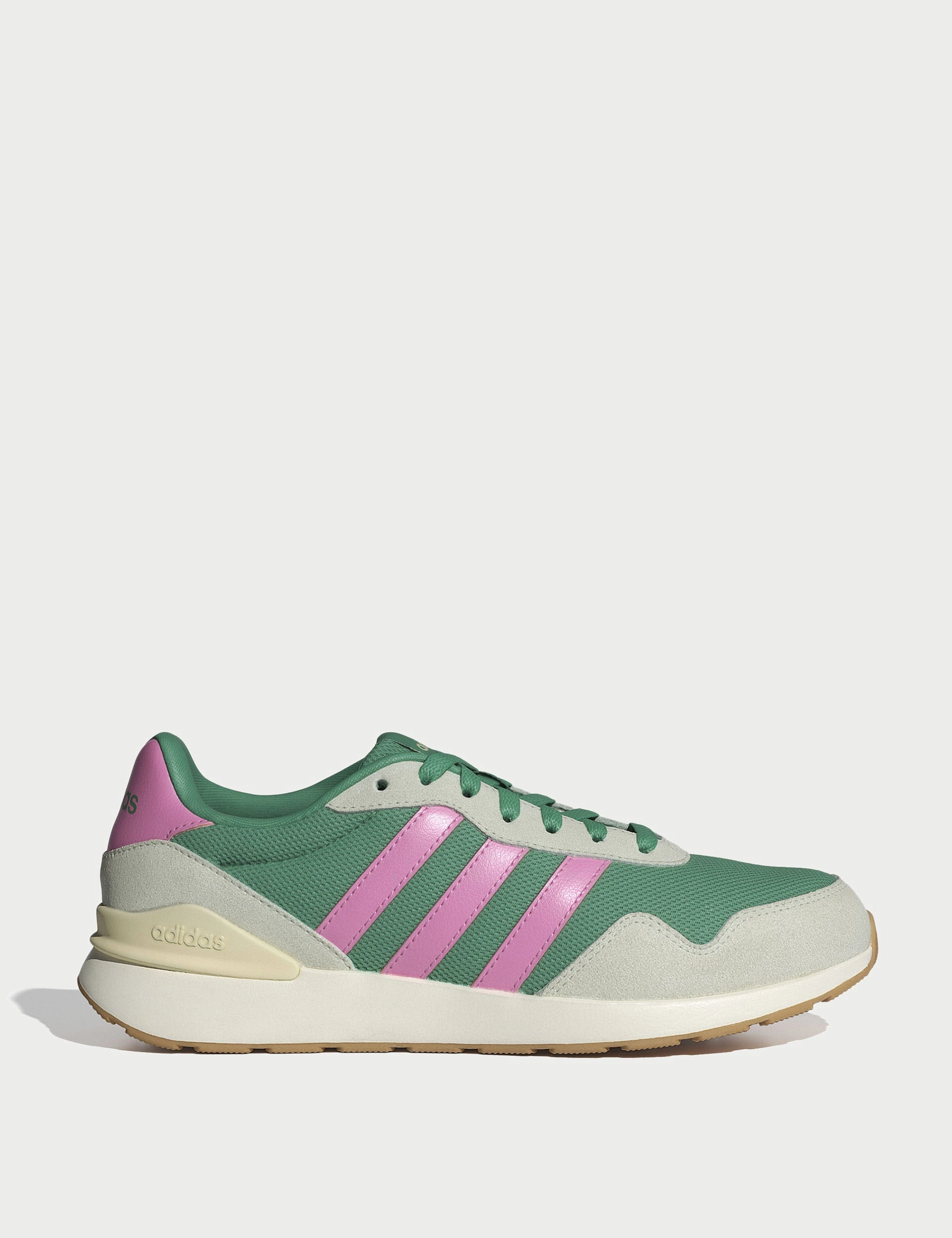 Adidas In Shoes Run 60S 4.0 Shoes - Semi Court Green/Bliss Pink/Warm Vanilla