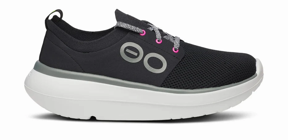 Neutral Trainer Running Shoe Oofos | OOmy Stride | Women's | White/Black
