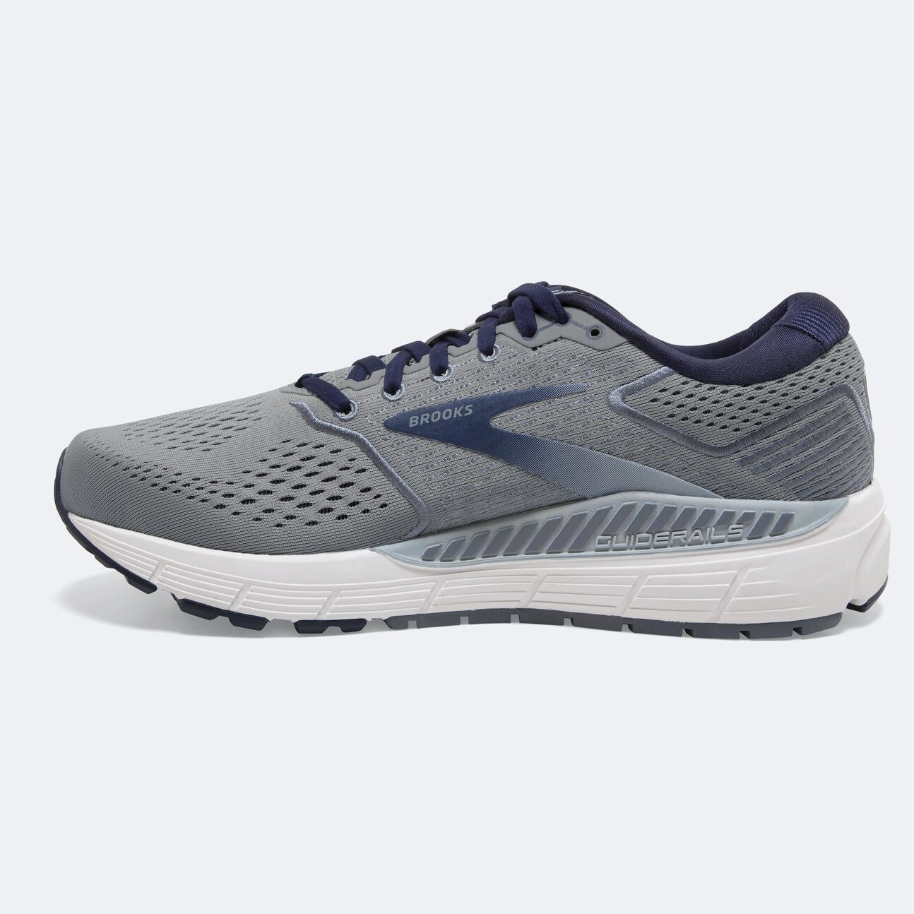 Light Cushioned Running Shoes Brooks Mens Beast 20- Blue/Grey/Peacoat (1103271D491)
