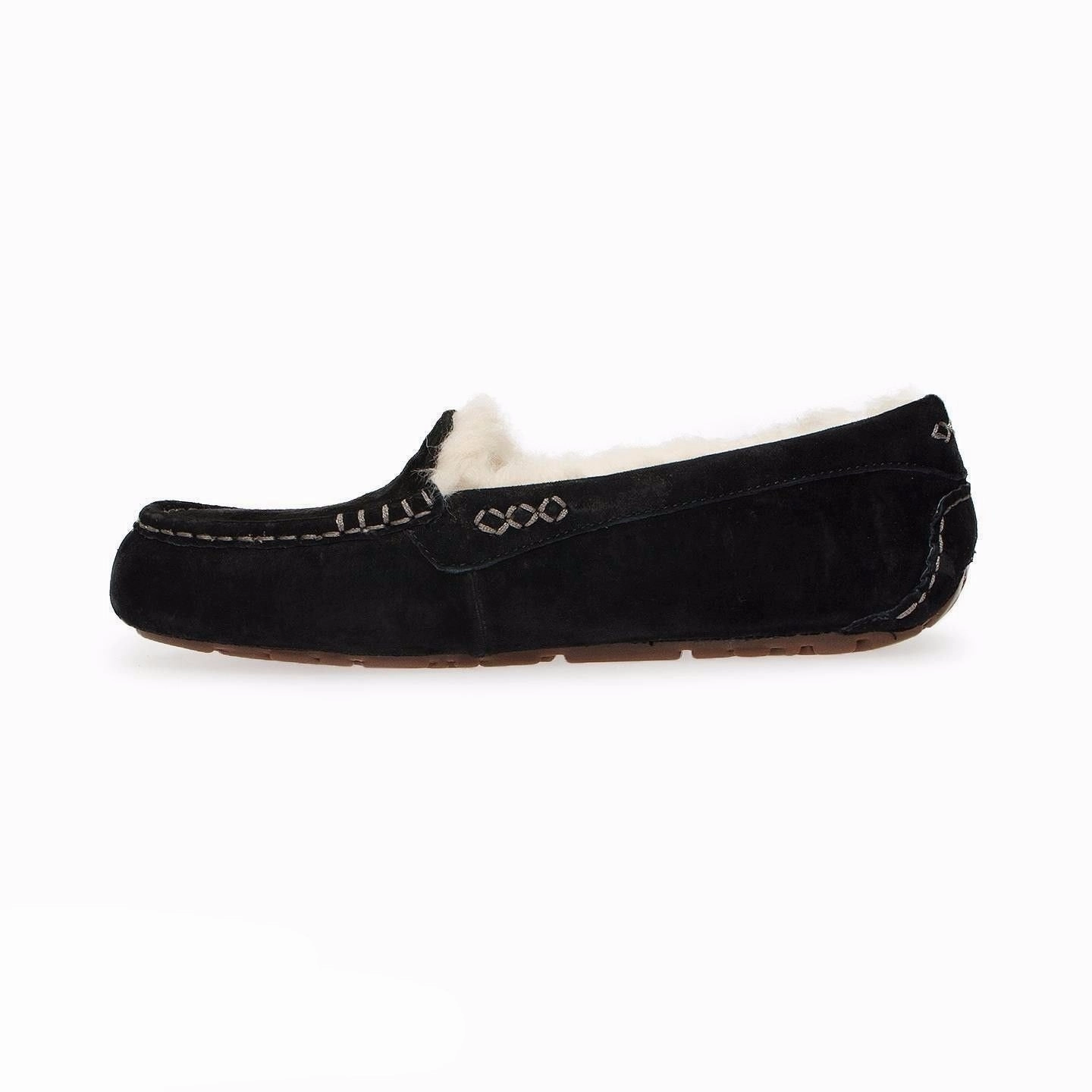 UGG Ansley Black Shoes - Women's Boston Terrier Slippers