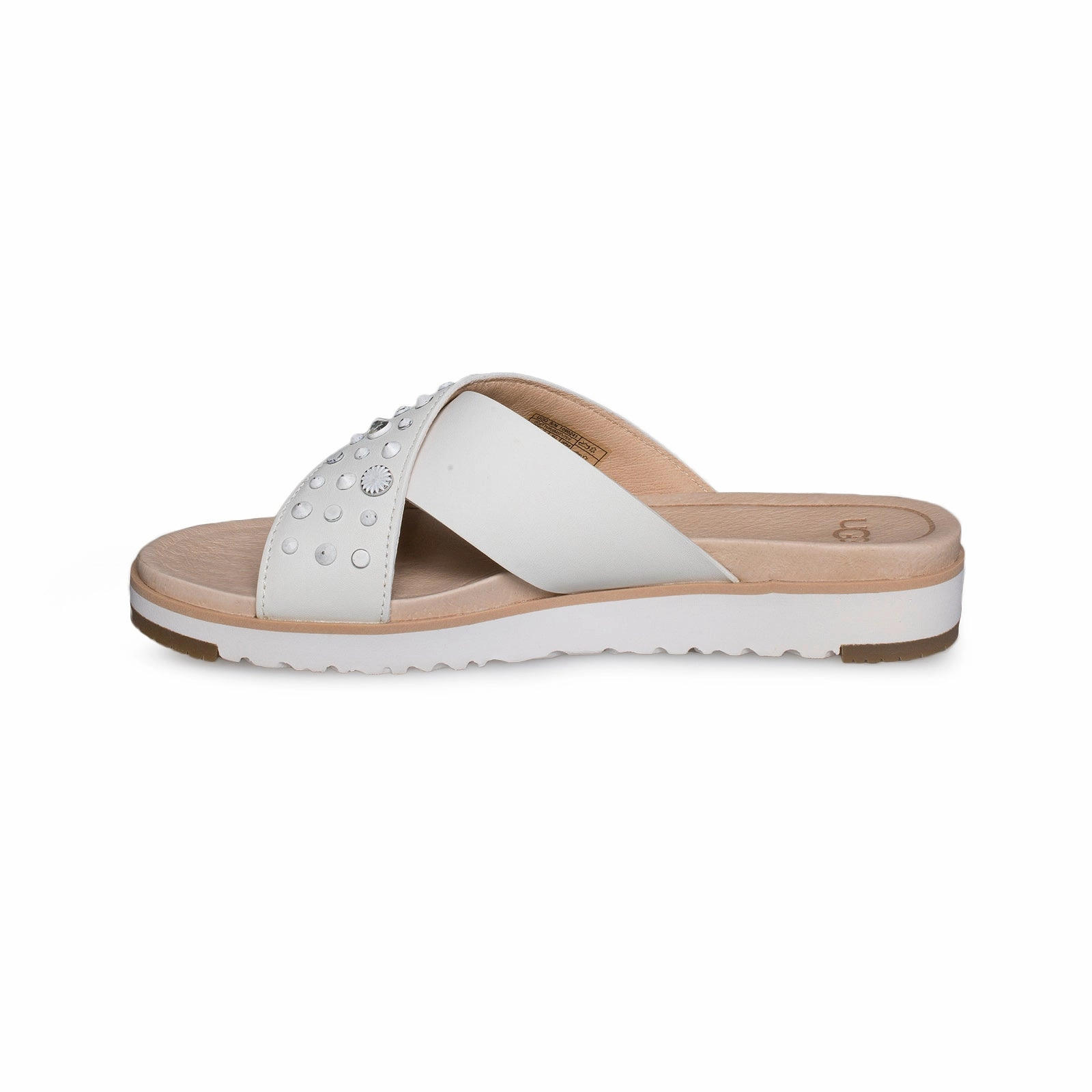Vs Flip Flops UGG Kari Studded Bling White Flip Flops - Women's