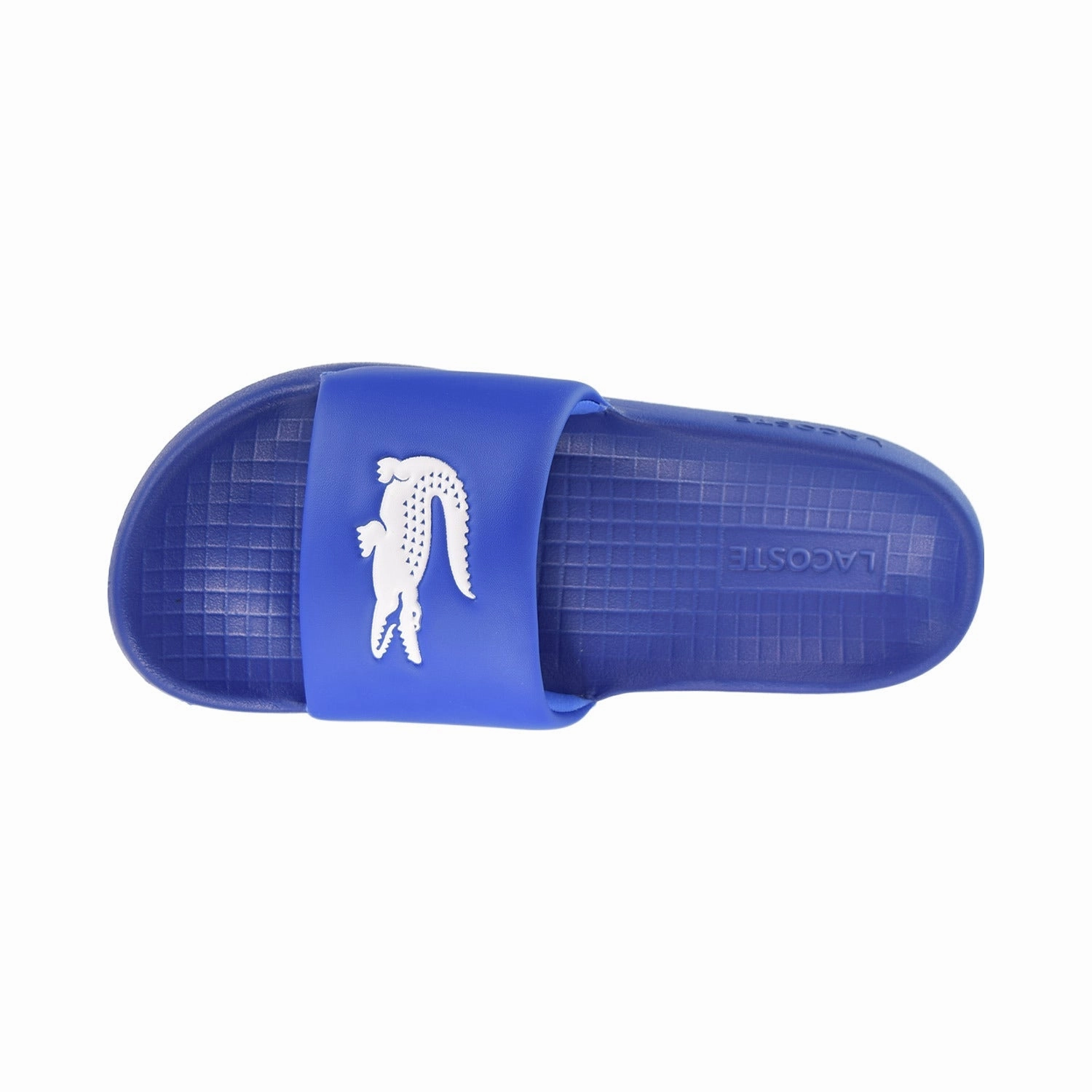 Lacoste Serve contrast logo Men's Slides Dark Blue Gary Slippers