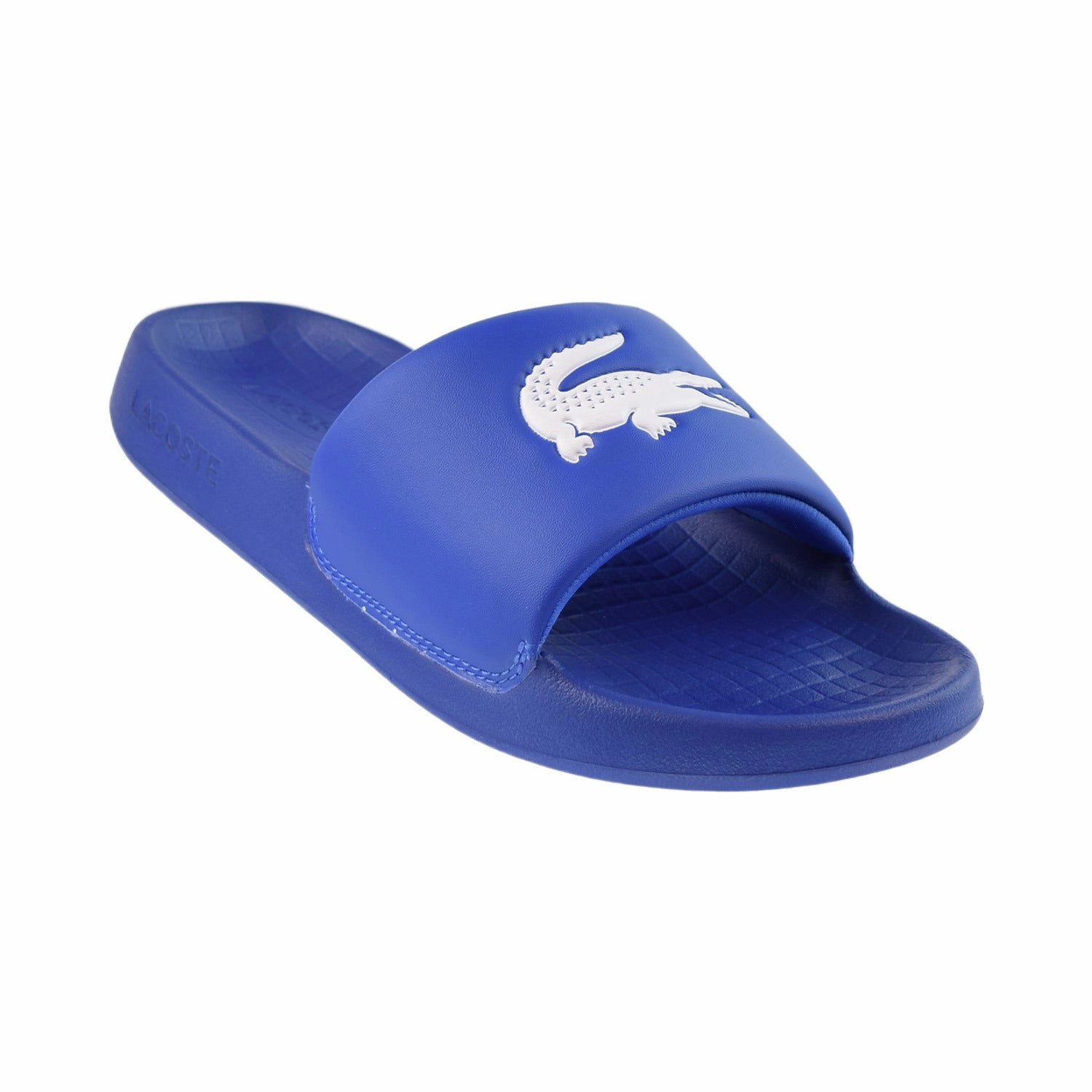 Slippers Style Lacoste Serve contrast logo Men's Slides Dark Blue