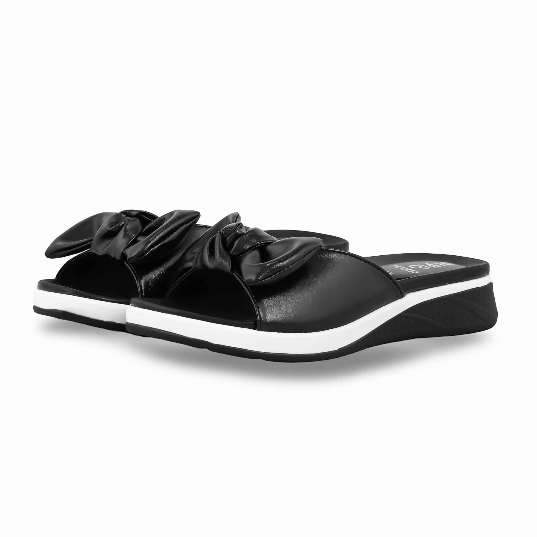 Black Formal Slipper PU0493 Designer Slides Sale