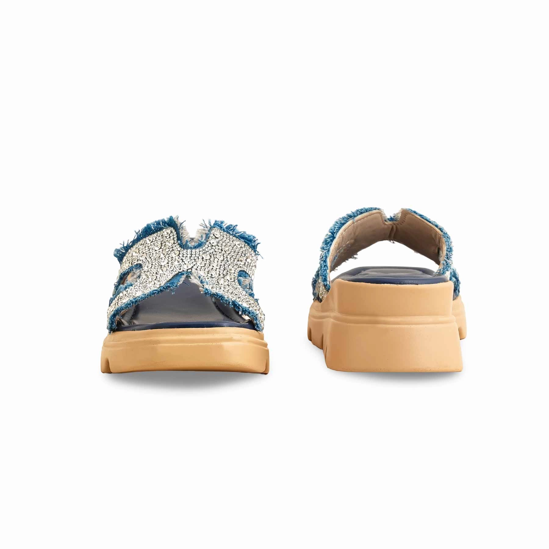 Wicked Good Slippers Blue Formal Slipper For Women PU0443