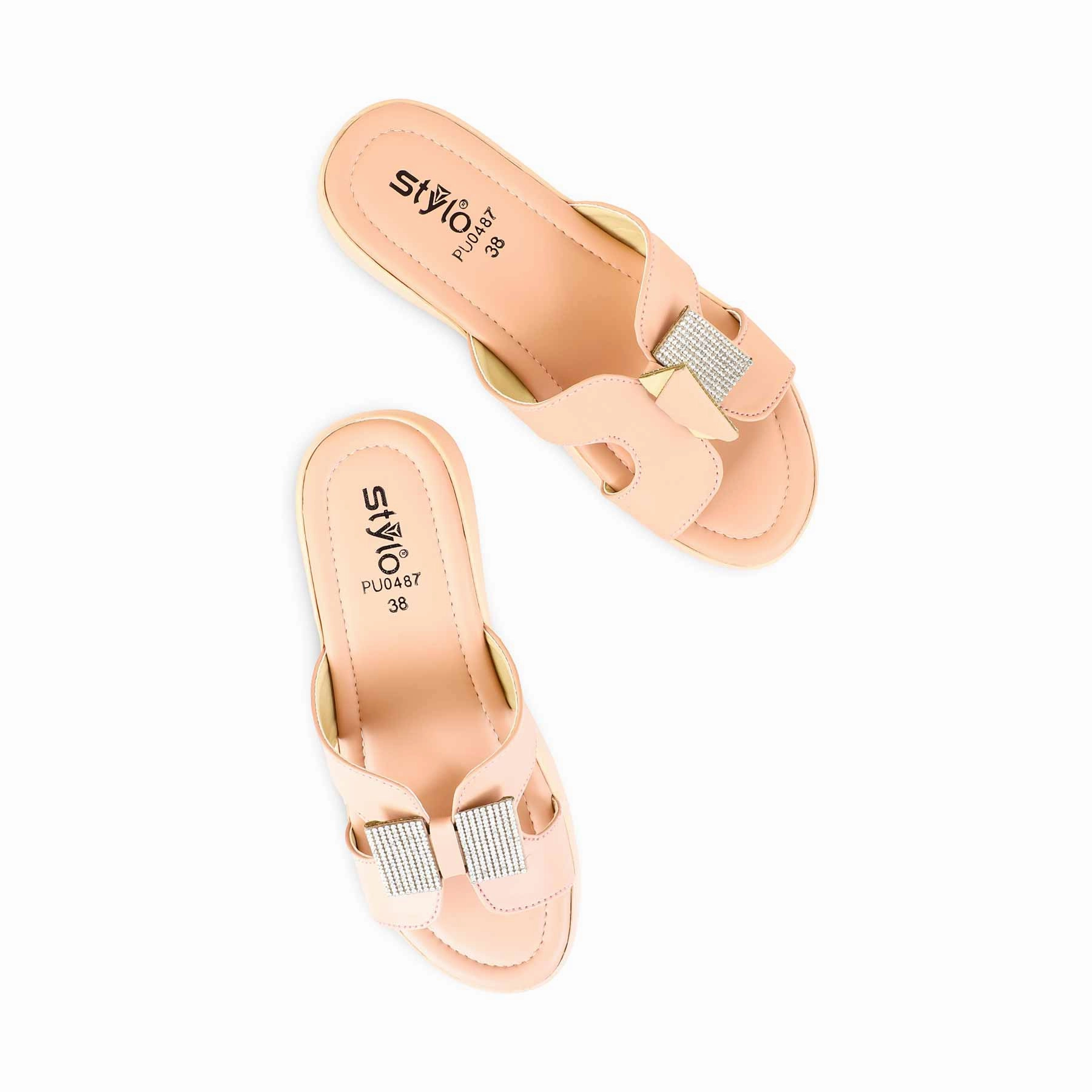 Pink Formal Slipper PU0487 The Cocktail Slippers
