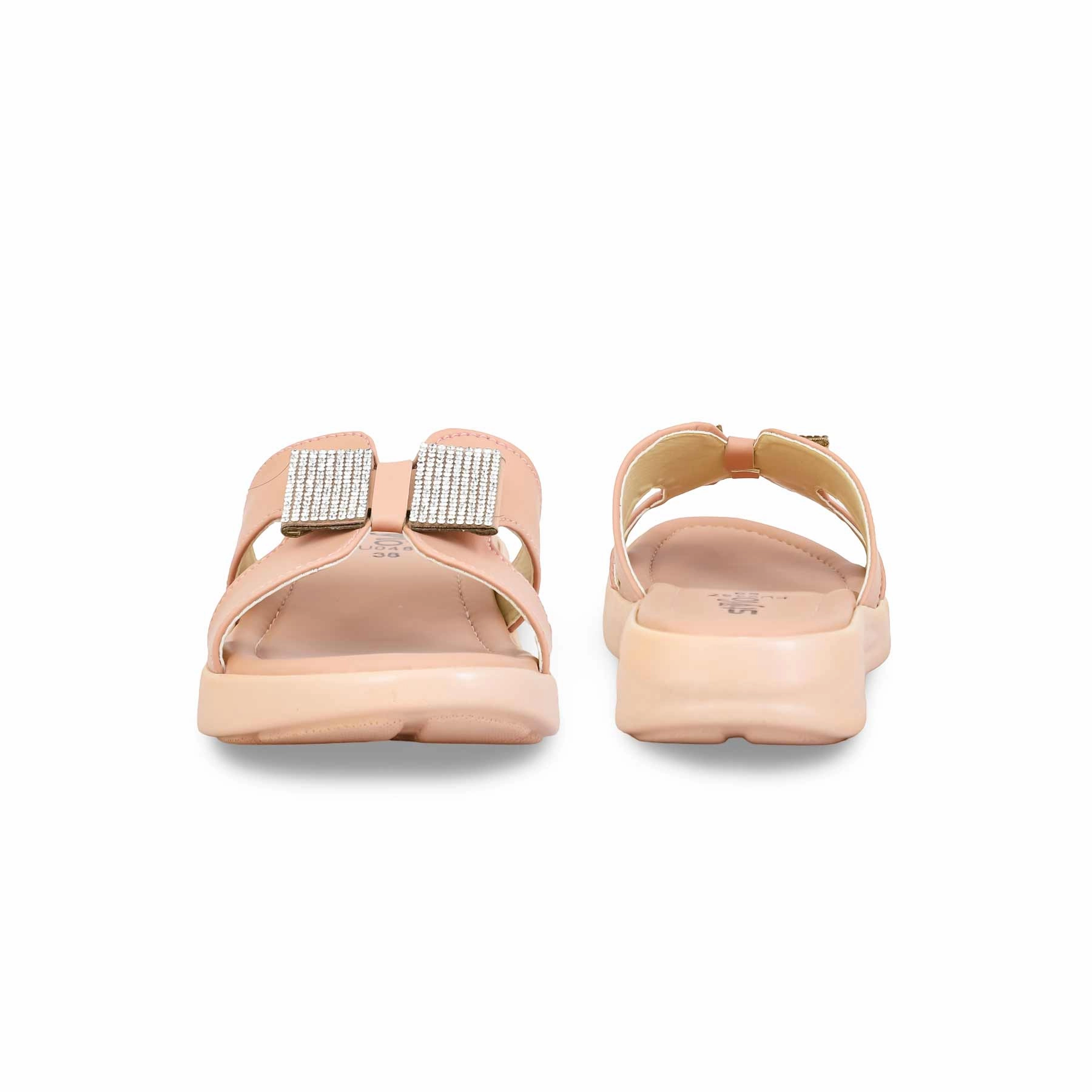 New Croc Slippers Pink Formal Slipper PU0487