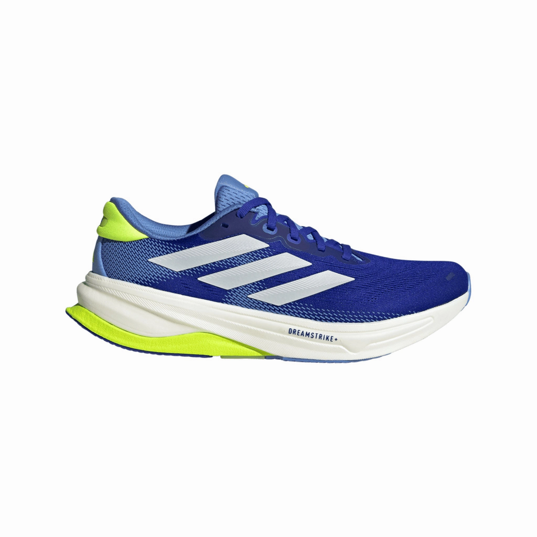 adidas | Men's Supernova Solution 2 Running Shoes - Lucid Blue/Zero Met./Lucid Lemon Adidas Knit Running Shoes