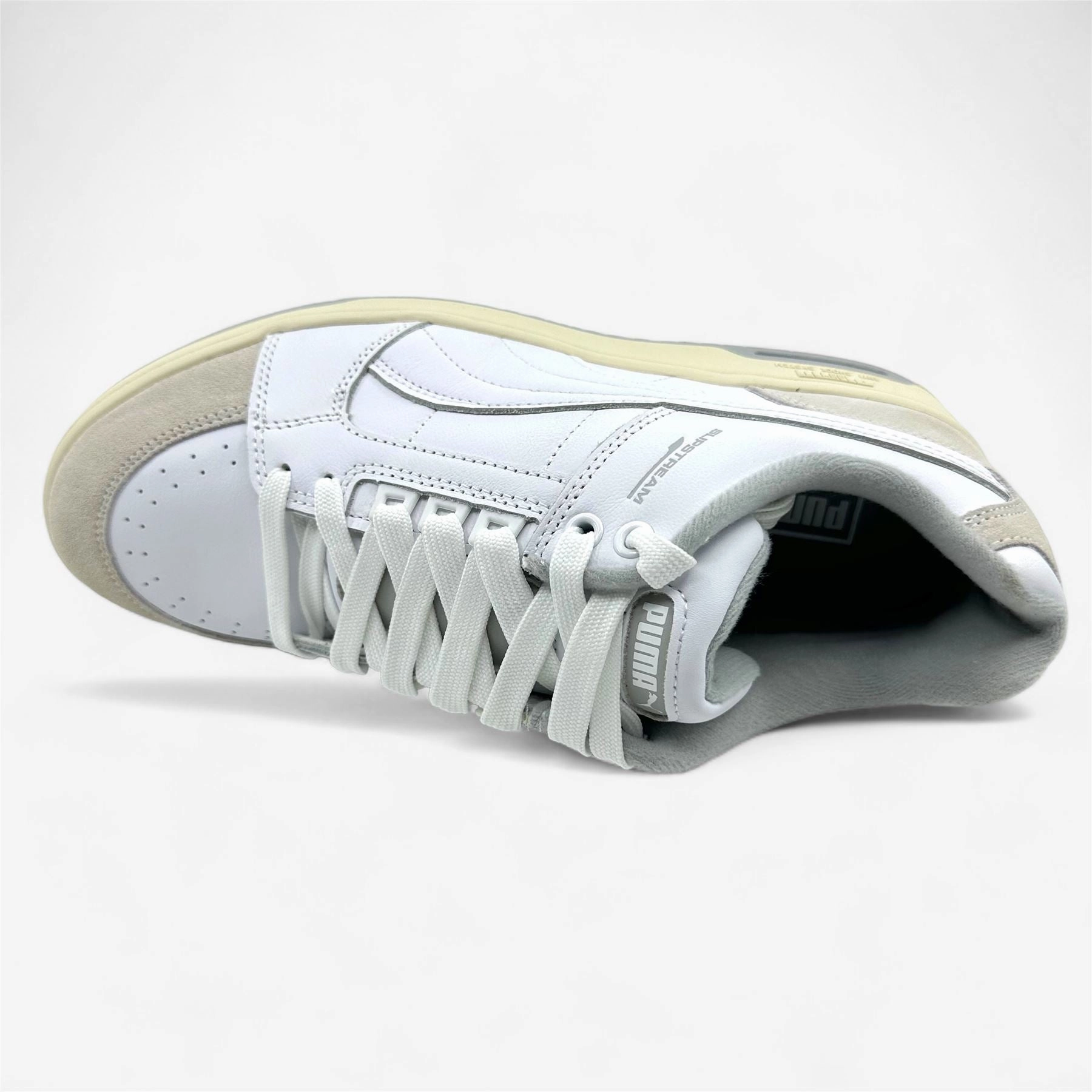 PUMA Slipstream Lo Retro White Pristine Mens Athletic Sneaker Puma Shoes Website India
