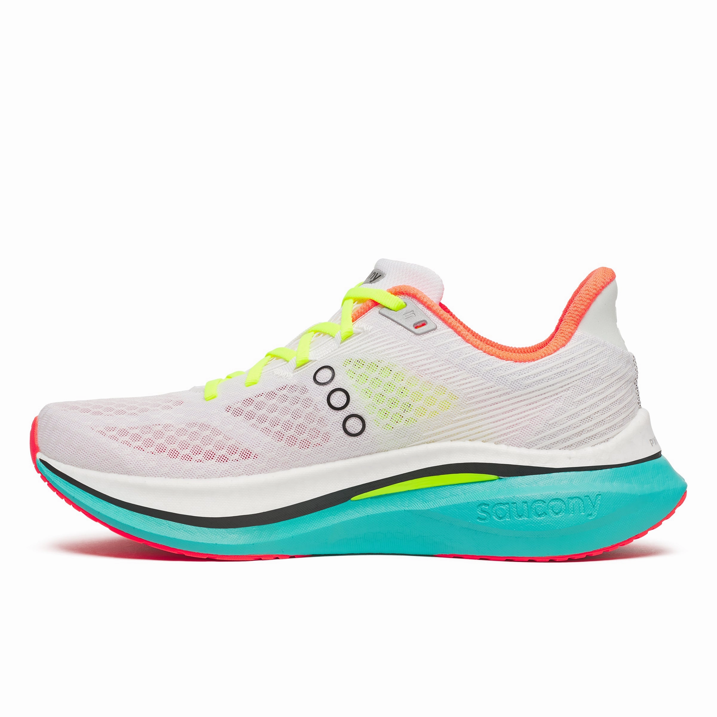 Saucony Endorphin Speed 5 Mens  | White/Mutant Running Shoes For Oversupination