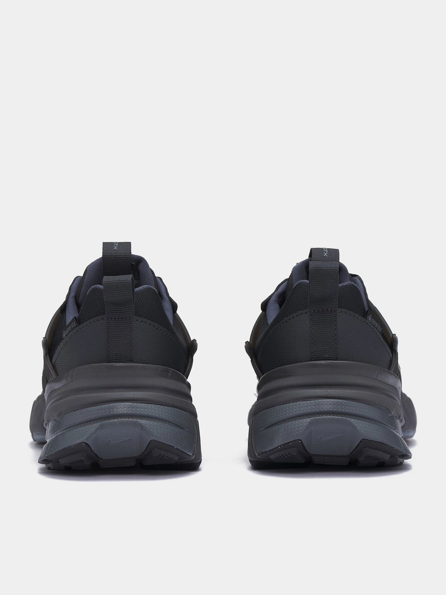 Asics Trail Running Shoes For Overpronators V2K Run Gore-Tex Sneakers (W-V2K-RUN-GTX-BLACK-IRON-GREY)