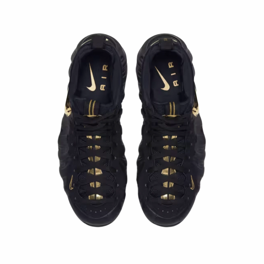 Asics Shoes Wide Width Nike Air Foamposite Pro Black Metallic Gold