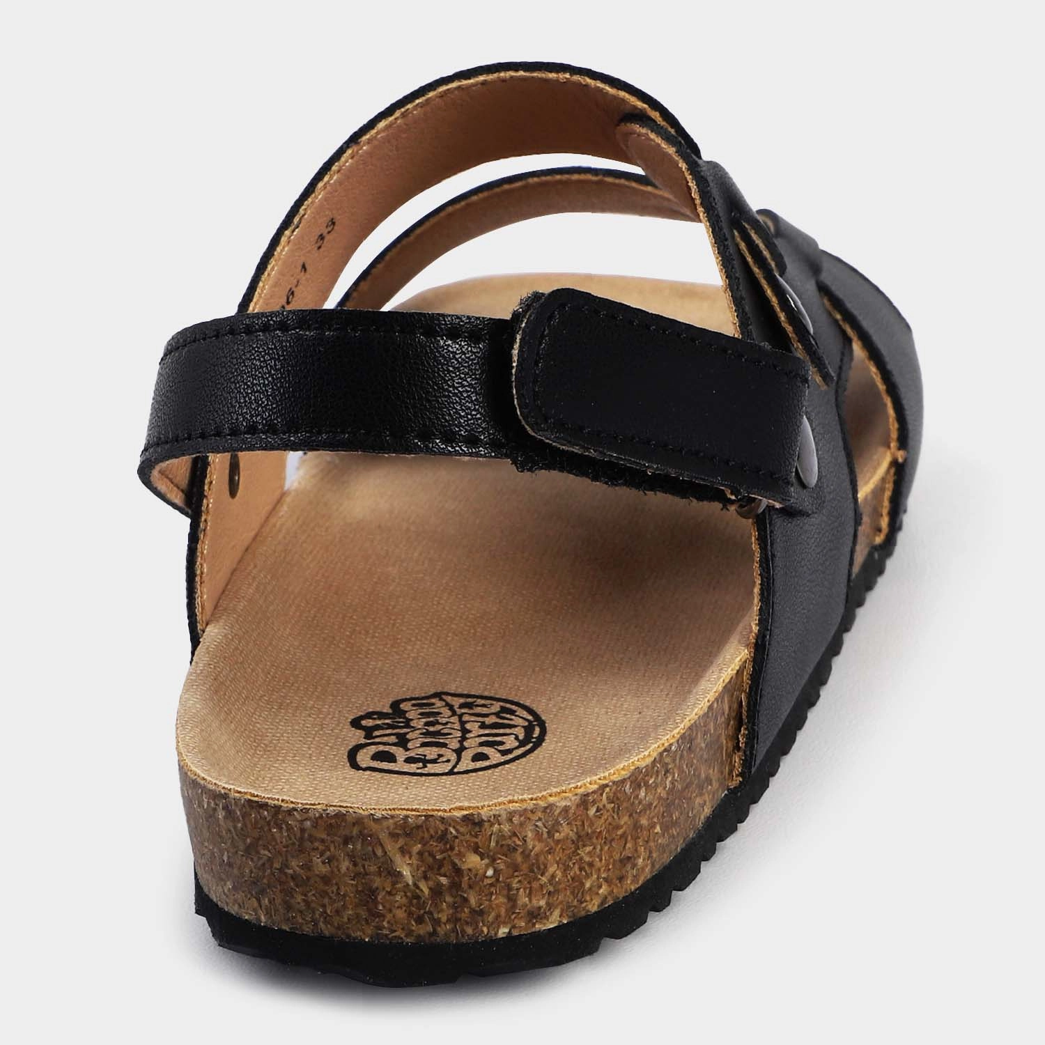 Boys Sandal 106-1-BLACK Sandals Lucia Spa