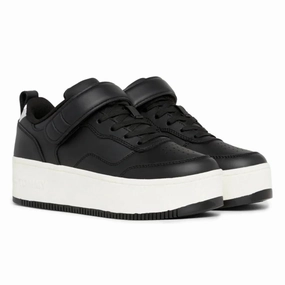 Tommy Hilfiger Jeans TJW Flatform Velcro Trainers Women's - BLK Silent D Sneakers