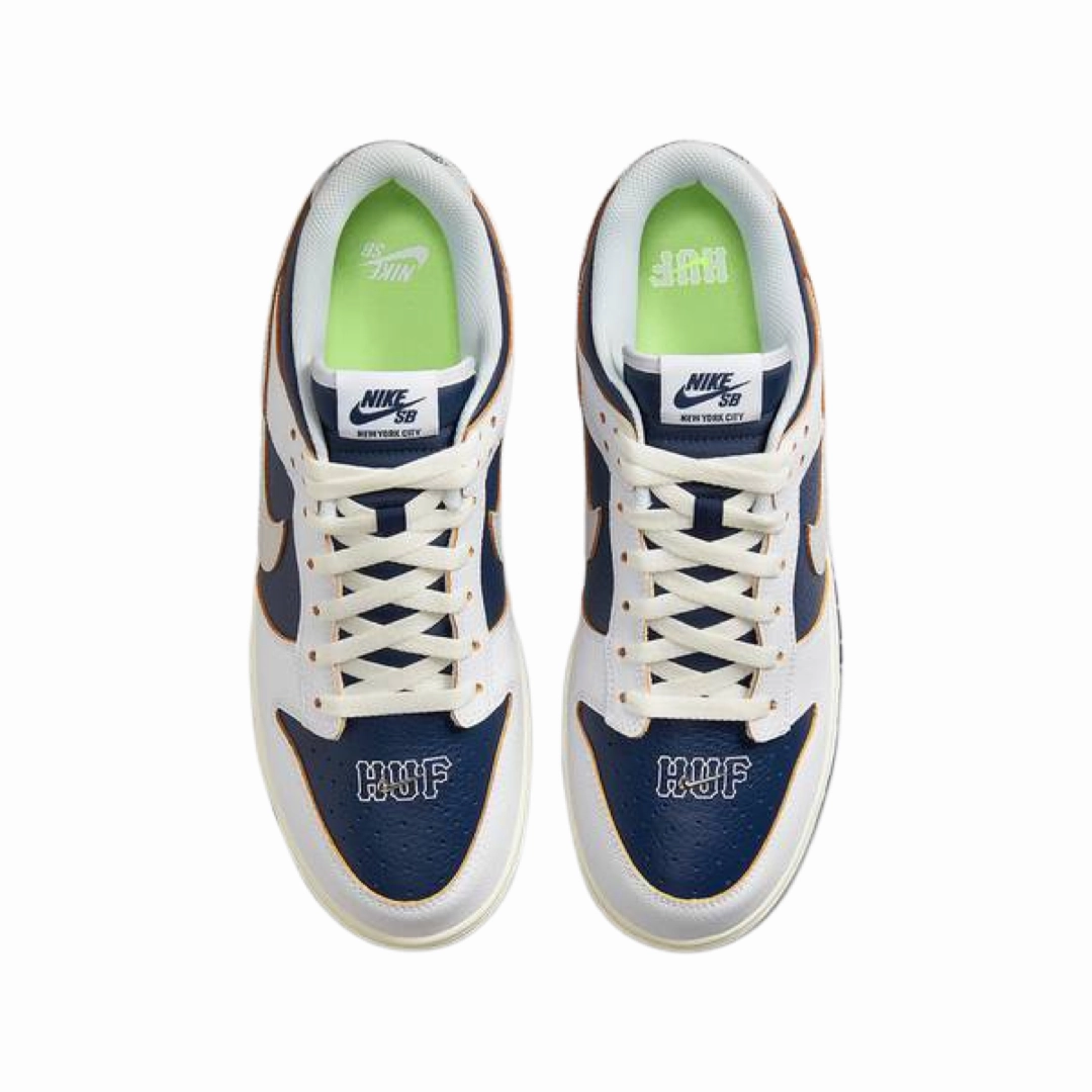 Jordan Burroughs Wrestling Shoes Asics Nike SB Dunk Low HUF New York City White Vast Grey Midnight Navy