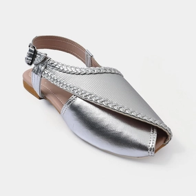 Girls Peshawari 456-118-SILVER Sandals Packages With Airfare