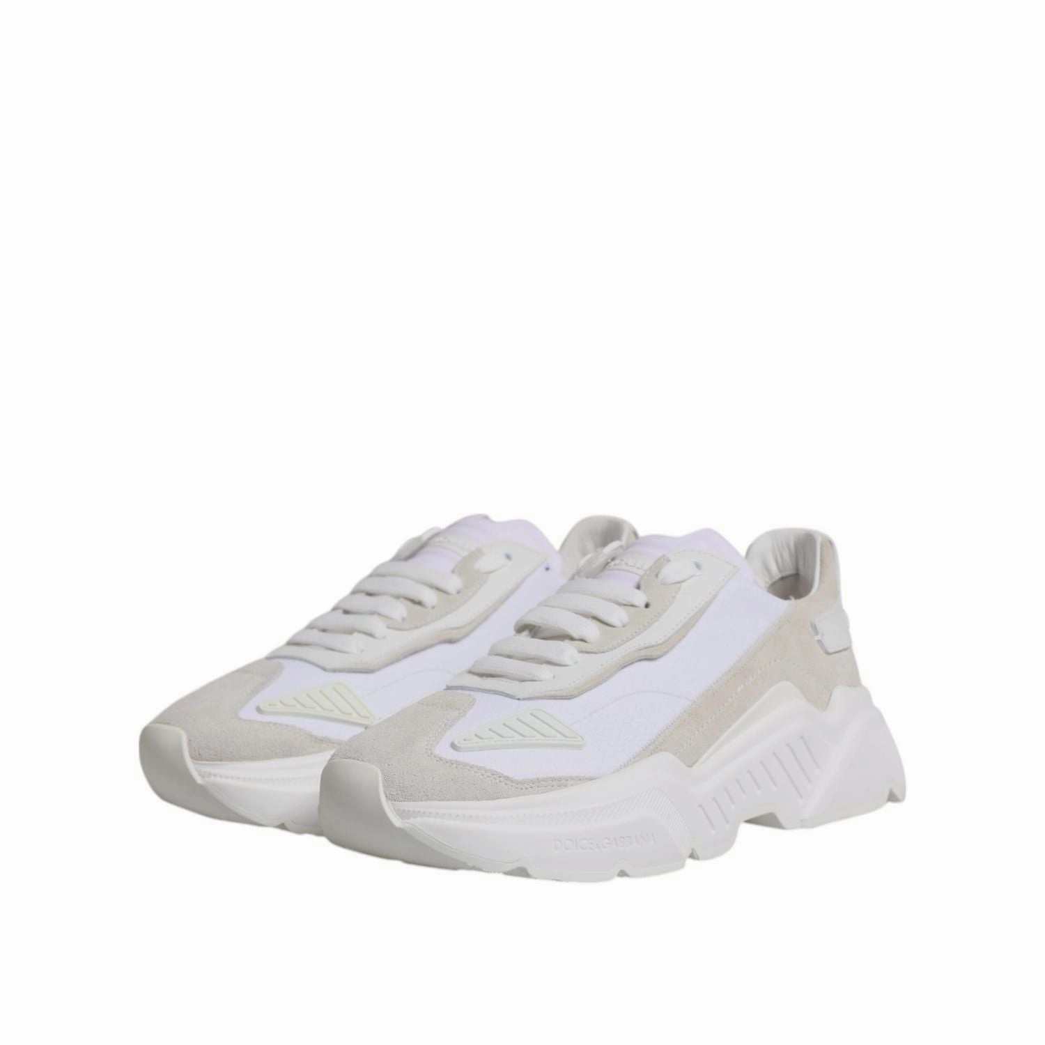 Memory Foam Inserts For Sneakers Dolce & Gabbana White Leather Daymaster Low Top Sneakers Shoes