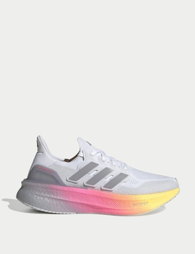 Adidas Unisex Accuracy 3 Firm Ground Soccer Shoe Ultraboost 5 Shoes - Cloud White/Glory Grey/Lucid Pink