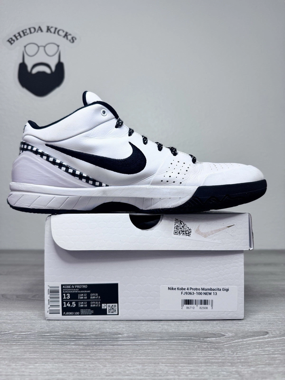 Asics Gt 1000 6 Running Shoe Size 13 - Nike Kobe 4 Protro Mambacita Gigi FJ9363-100 Men's Preowned