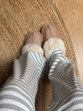 Rhinestone Slides MILLE HJEMMESKO - KHAKI