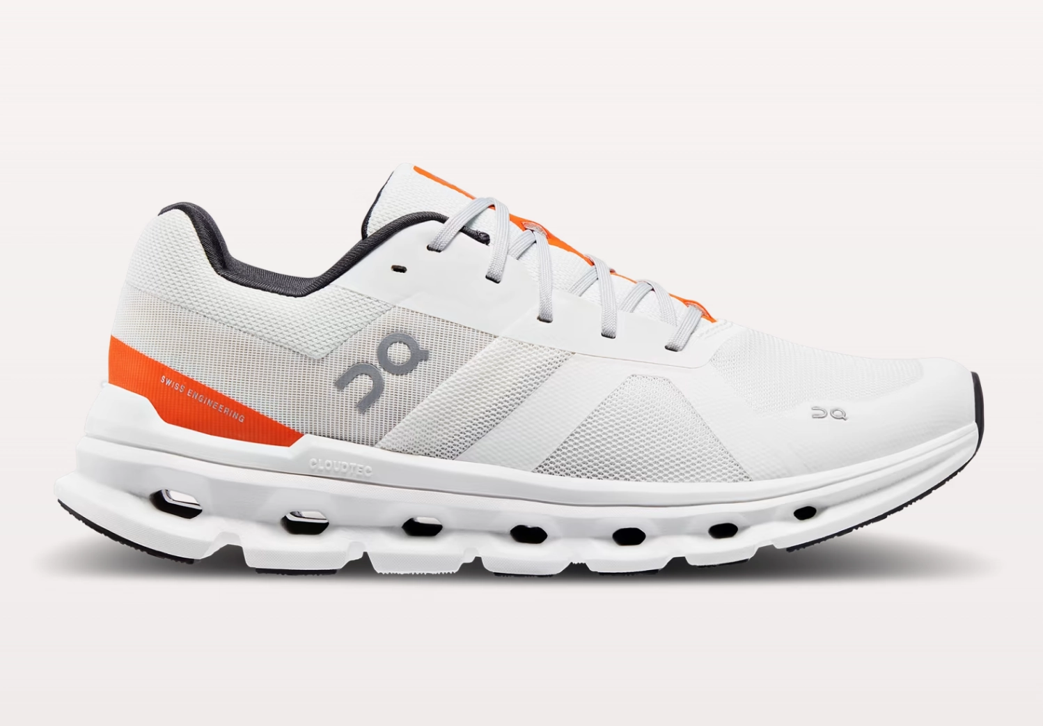 Sale Running Shoes On Mens Cloudrunner Wide- Undyed White/Flame (56.98037)