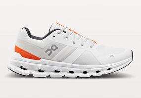 Best Zero Drop Trail Running Shoes On Mens Cloudrunner Wide- Undyed White/Flame (56.98037)